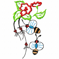 Insectes Embroidery Design 7